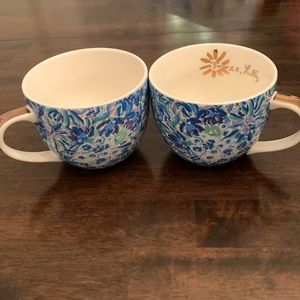Lilly Pulitzer Ceramic Mugs Set of 2